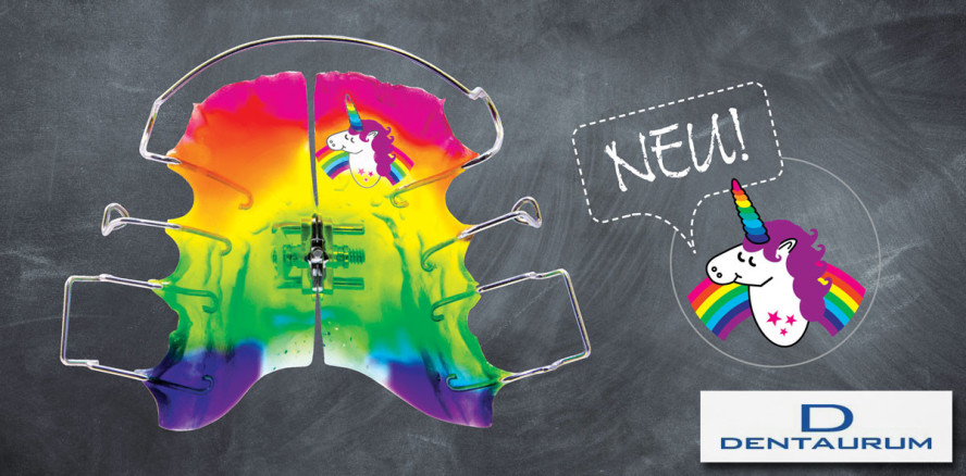 Das Einhorn ist da – Vorhang auf für ein neues KFO-Einlegemotiv