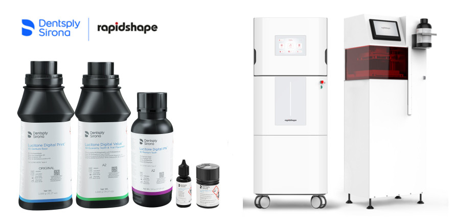 Dentsply Sirona & Rapid Shape: 3D-Drucker für Lucitone Digital Print Denture validiert