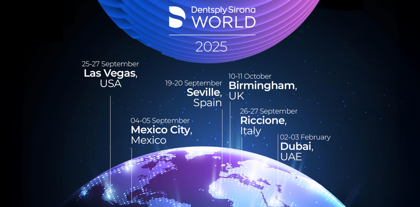 Dentsply Sirona verkündet DS World Stationen für 2025