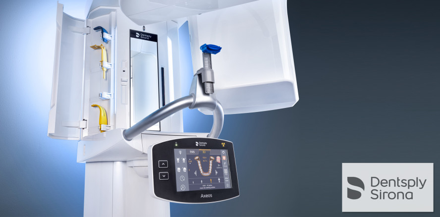 Dentsply Sirona: Neues 2D/3D-Hybrid-Röntgengerät Axeos