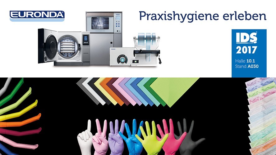 Praxishygiene: Euronda mit frischem Wind zur IDS 2017