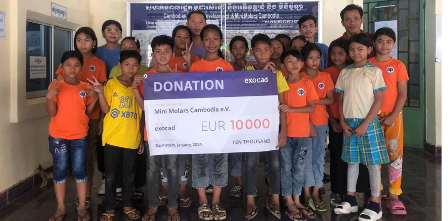 exocad unterstützt die Nonprofit-Organisation Mini Molars Cambodia