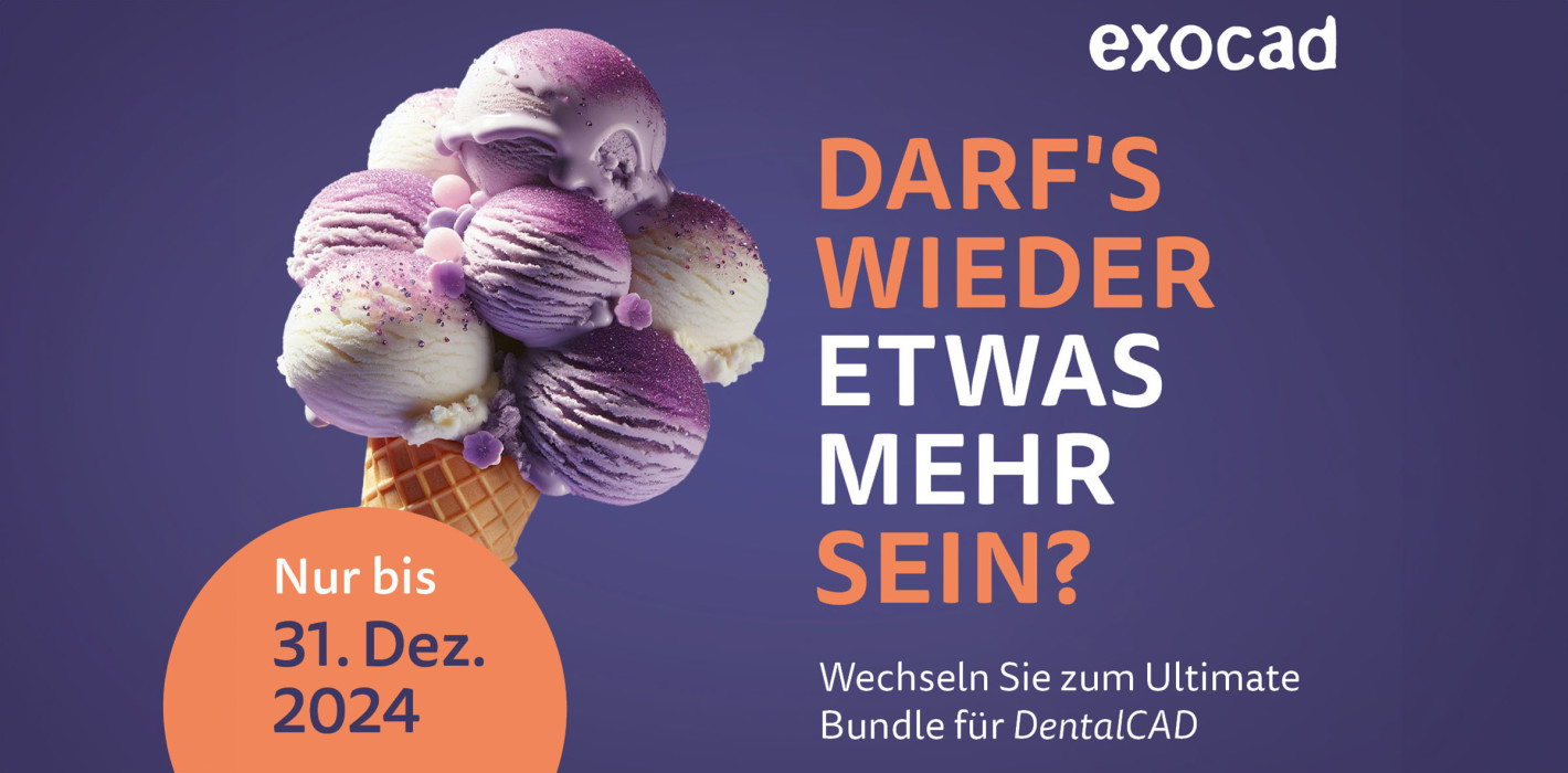 exocad stellt zeitlich begrenztes ULTIMATE TRADE-UP ANGEBOT vor