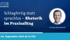 Souverän reagieren im Praxisalltag – FVDZ-Webinar mit Peter Edwin Brandt