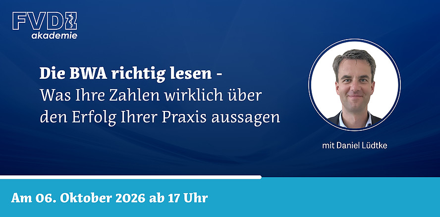 FVDZ-Webinar mit Daniel Lüdtke: Die BWA richtig lesen