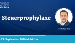 FVDZ-Webinar am 23. September zur Steuerprophylaxe