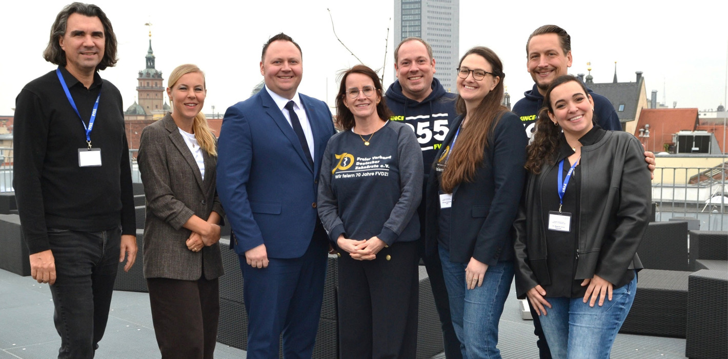 Kongress Dentale Zukunft über den Dächern von Leipzig