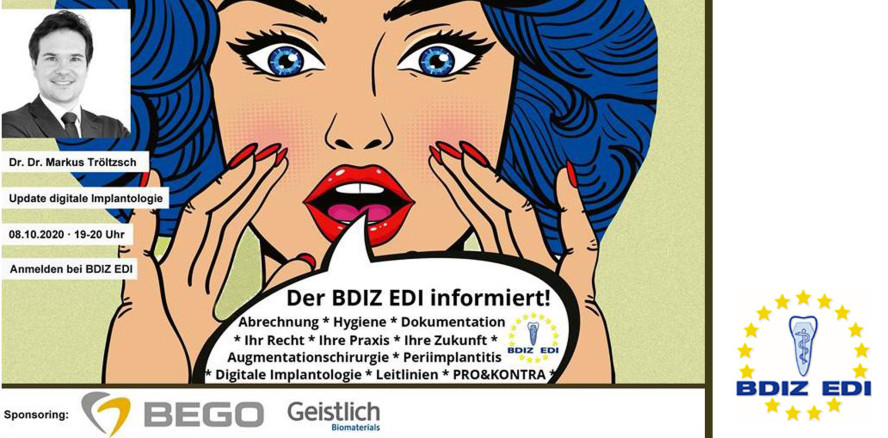 Update digitale Implantologie: Online-Seminar am 8. Oktober
