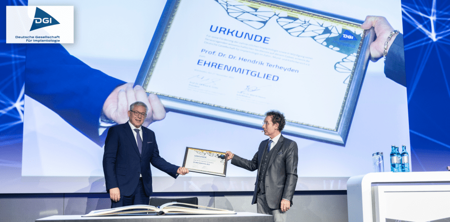 Prof. Dr. Dr. Hendrik Terheyden ist neues Ehrenmitglied der DGI