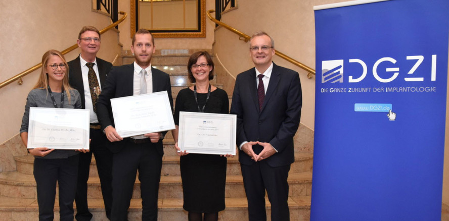 DGZI Implant Dentistry Award und Dissertationspreis 2017 verliehen