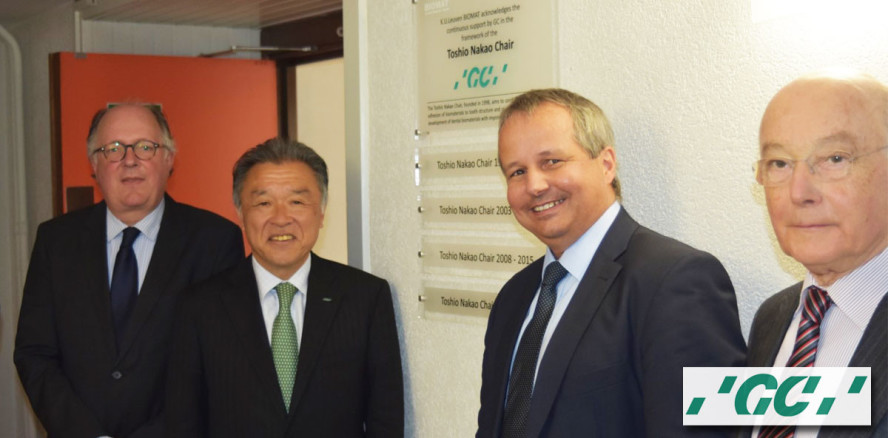 Toshio Nakao Chair for Adhesive Dentistry der KU Leuven feiert 20-Jahresjubiläum