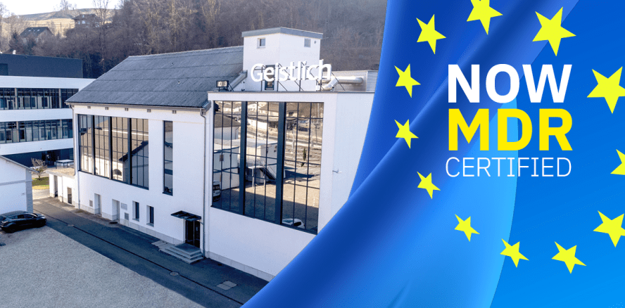 Geistlich erhält MDR-Zulassung für gesamtes Produkteportfolio
