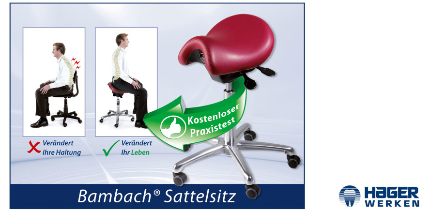 Der Bambach-Sattelsitz – Schafft Entspannung für den Rücken