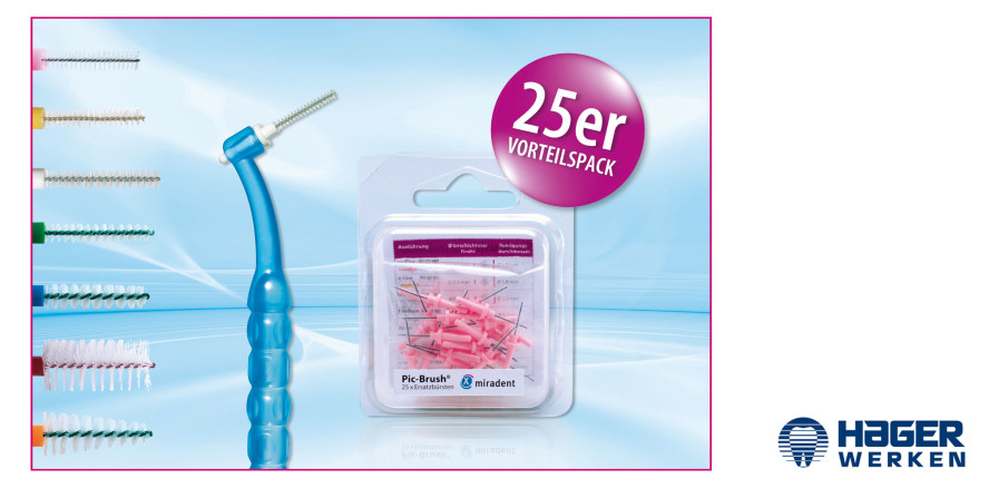 miradent Pic-Brush – Sauber bis in die letzte Ecke