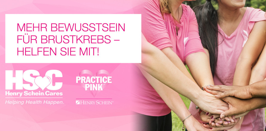 Practice Pink: Henry Schein macht auf Brustkrebsvorsorge aufmerksam