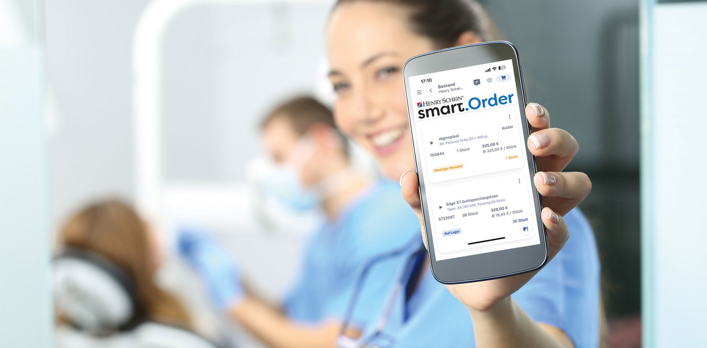 Mehr Zeit für Patienten - Materialwirtschaft einfach digital steuern mit smart.Order