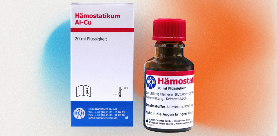 Hämostatikum Al-Cu: effektive Blutstillung mit keimreduzierender Wirkung