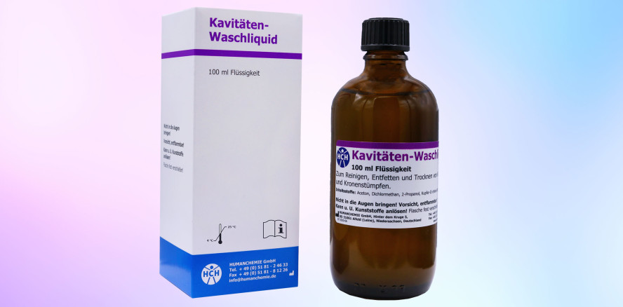 Kavitäten-Waschliquid liefert optimale Restau­rationsbedingungen