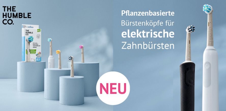 Neu: Pflanzenbasierte Aufsteckbürste von The Humble Co.