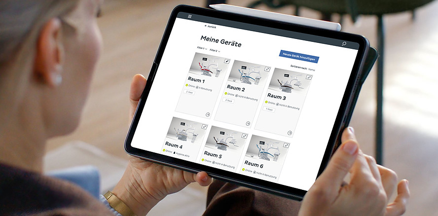 Die KaVo CONNECTme App: Intelligent vernetzt. Clever gewartet.