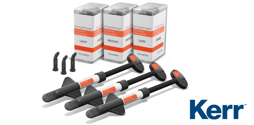 Kerr punktet im Dental Advisor mit Universal Komposit