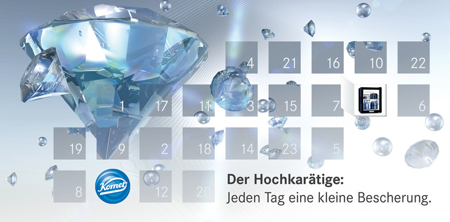 Türchen auf beim Adventskalender von Komet Dental