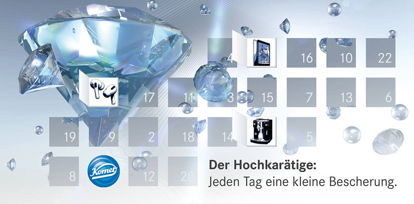 Ho!Ho!Ho! Jetzt anmelden beim Komet Adventskalender!