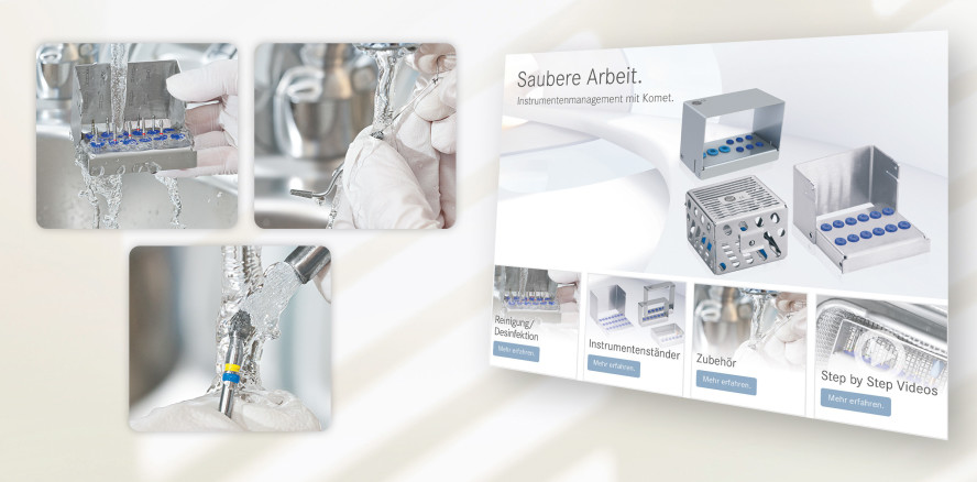 Saubere Arbeit mit Aha-Erlebnis – Neue Online-Themenwelt von Komet