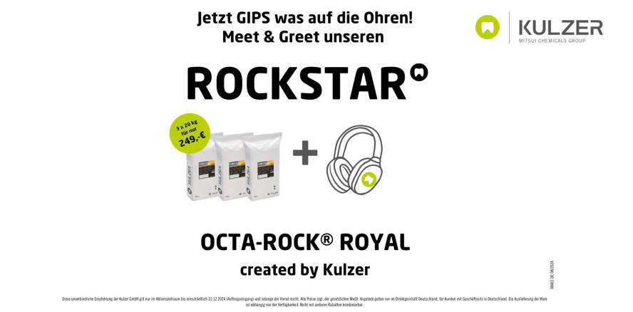 Meet & Greet den Kulzer Gips-Rockstar OCTA-ROCK ROYAL
