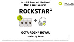 Meet & Greet den Kulzer Gips-Rockstar OCTA-ROCK ROYAL