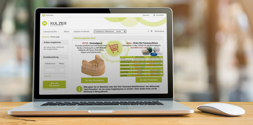 Kulzers neuer Webshop für Laborbedarf