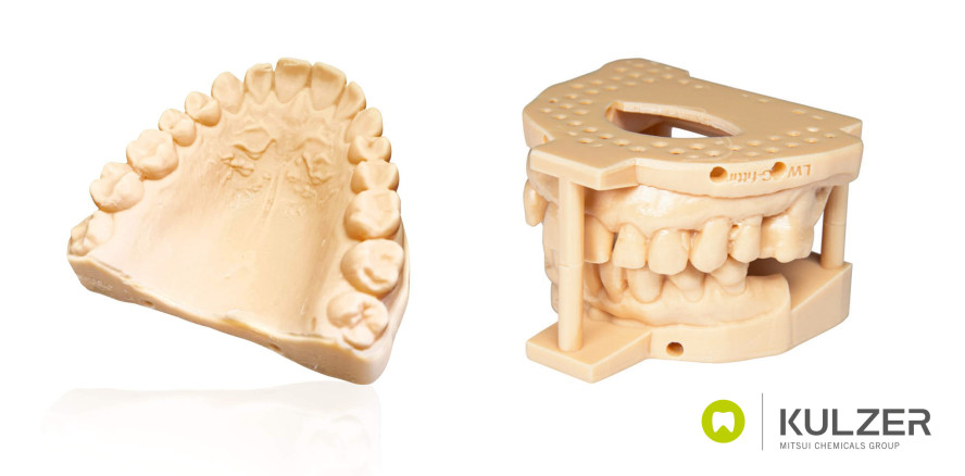 Kulzers dima Print Stone beige jetzt für Asiga® 3D-Drucker erhältlich