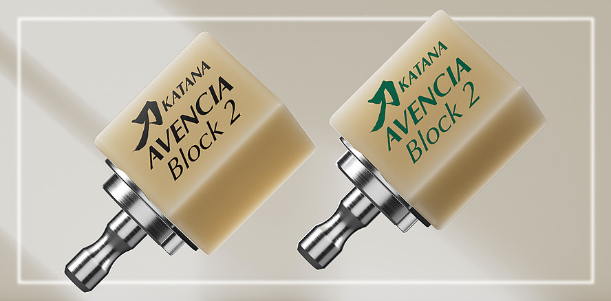 Kuraray Noritake Dental Inc. stellt den KATANA™ AVENCIA™ Block 2 vor