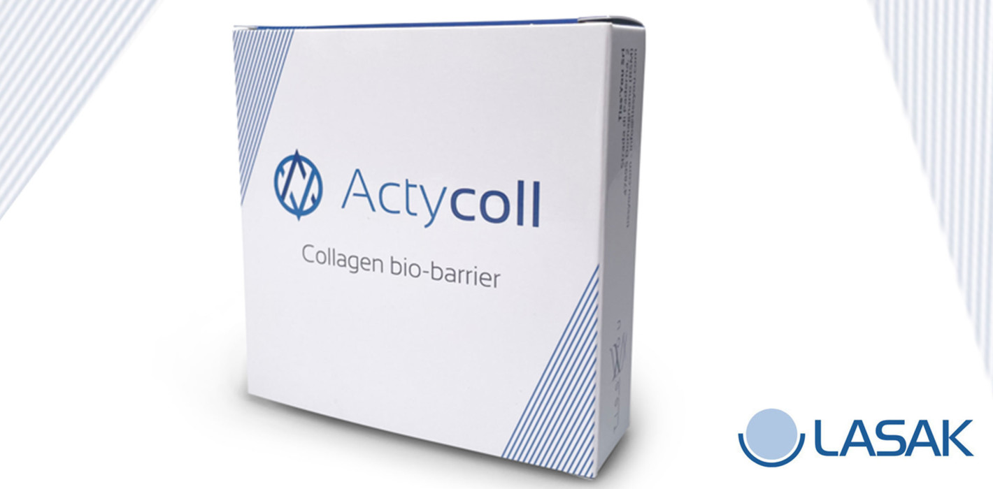 LASAK stellt die neue resorbierbare Kollagenmembran ActyColl vor