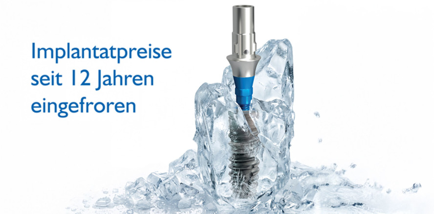 Implantatsystem BioniQ®: Stabiler Implantatpreis seit zwölf Jahren