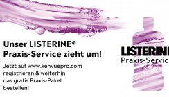 LISTERINE® Praxis-Service zieht auf Kenvue Health Professionals um
