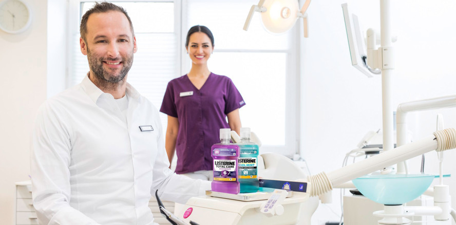 LISTERINE®: die weltweit meisterforschte tägliche Mundspülung