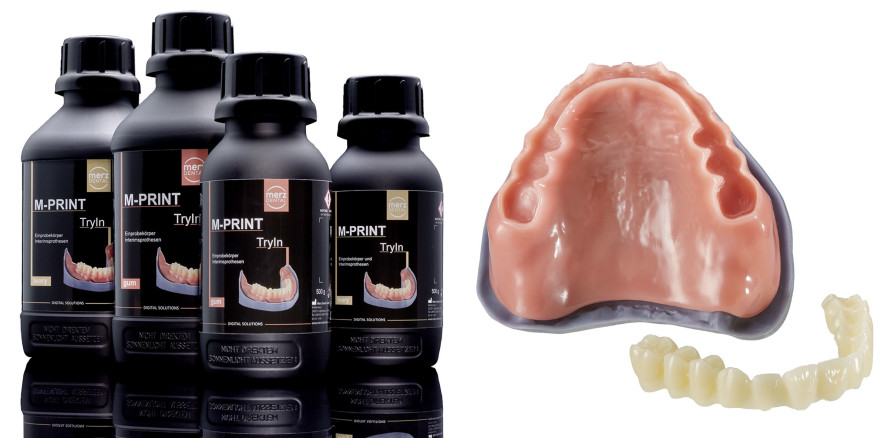 M-PRINT TryIn – 3D-Druck Material für Einprobekörper & Interimsprothesen