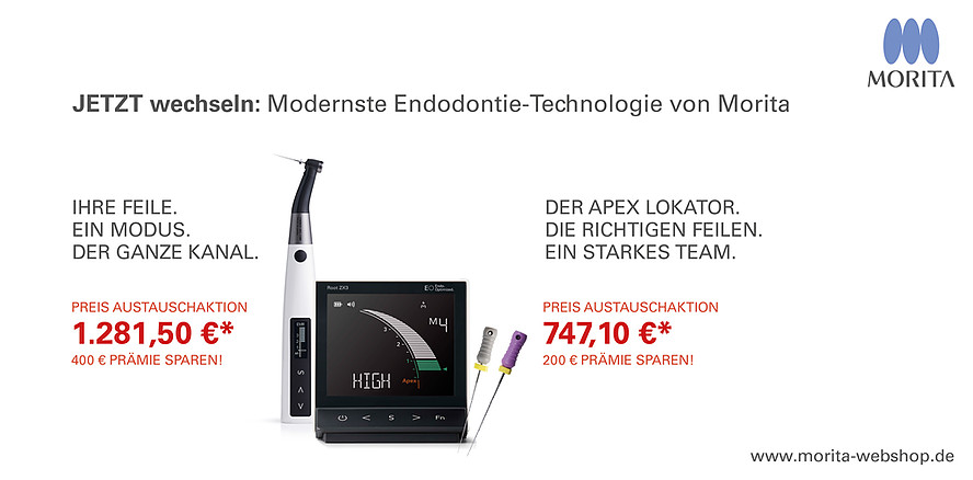 Alt gegen Neu: Moritas modernste Endodontie-Technologie zum Vorteilspreis