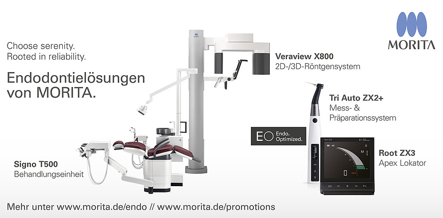 Endodontie by Morita. Volle Aufmerksamkeit für jeden Schritt in der Endodontie.