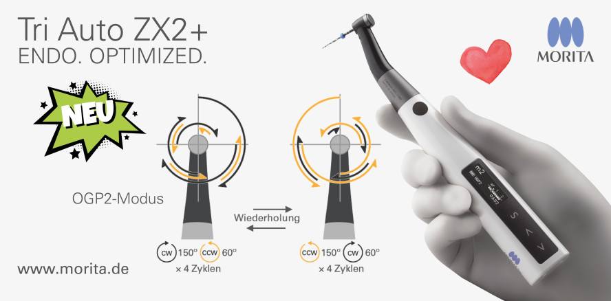 Der neue Tri Auto ZX2+ von J. MORITA Europe – Endo. Optimized.