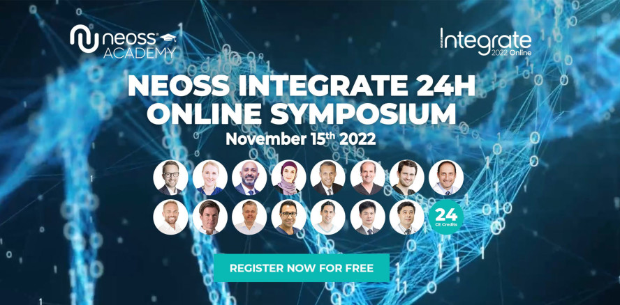 Neoss® präsentiert die Integrate 2022 Online 24h - 24 Stunden Bildung.