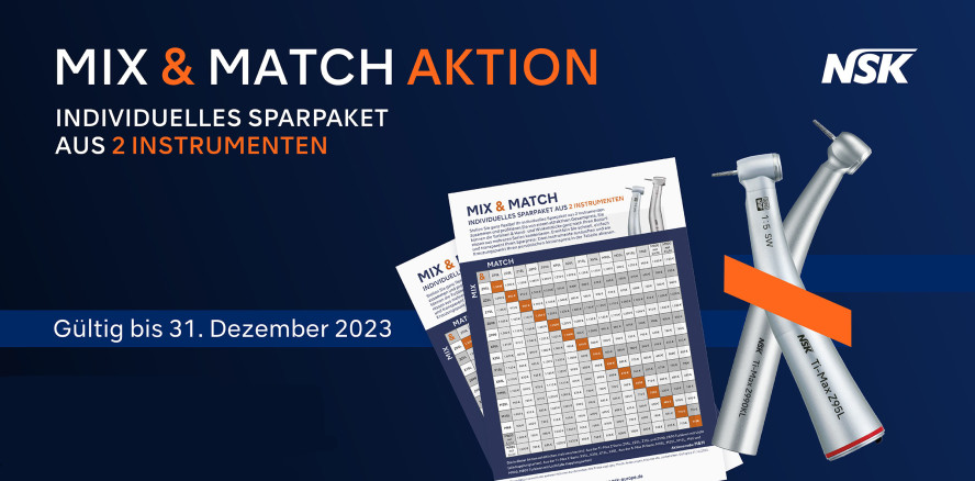 Mix & Match: Zwei NSK-Instrumente aussuchen und bares Geld sparen