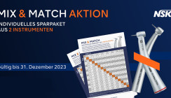 Mix & Match: Zwei NSK-Instrumente aussuchen und bares Geld sparen