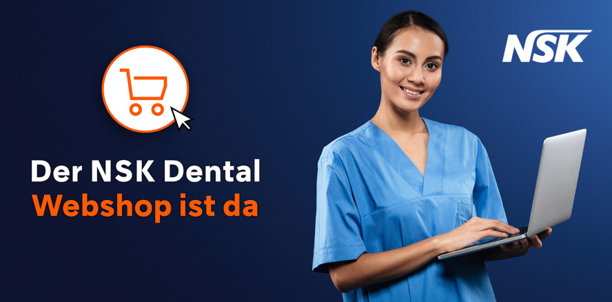 Perfekte Ergänzung im Praxisalltag: Der NSK Dental Webshop ist da