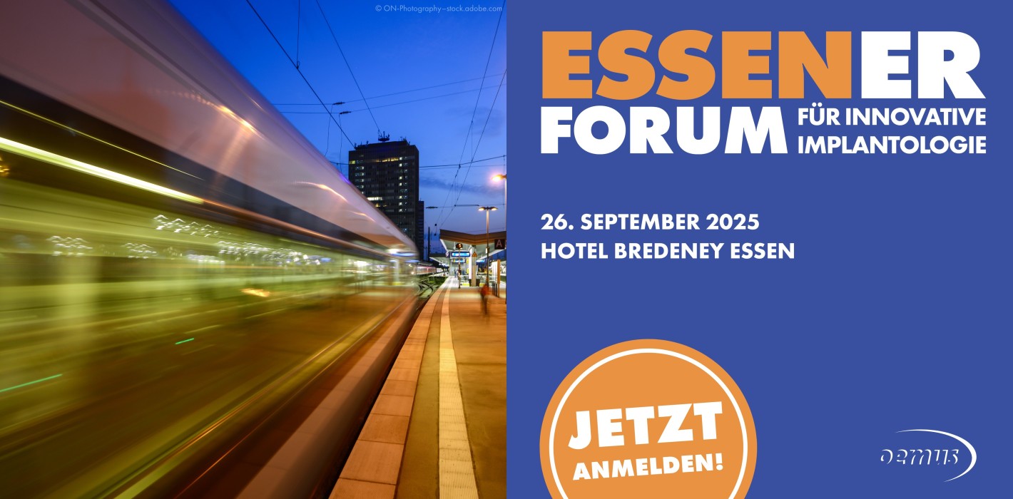 Essen lädt ein: 15. Forum für Innovative Implantologie im September