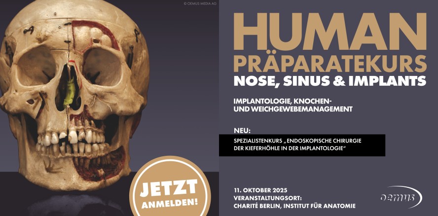 Fortbildung am Humanpräparat an der Charité Berlin