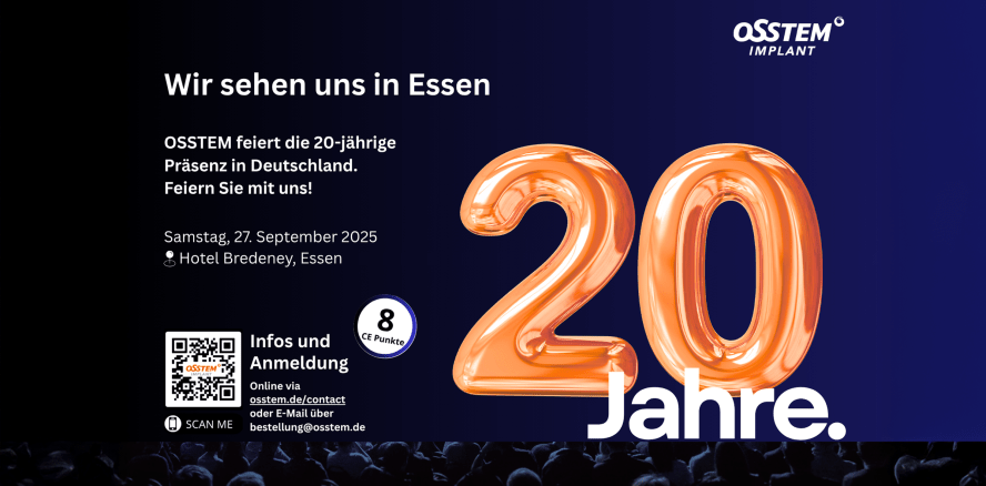 Deutsche Osstem Meeting 2025: Jubiläums­veranstaltung beim Implantat-Weltmarktführer*