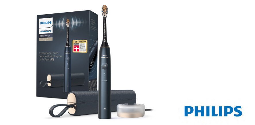 Philips Sonicare 9900 Prestige ist Testsieger bei Stiftung Warentest