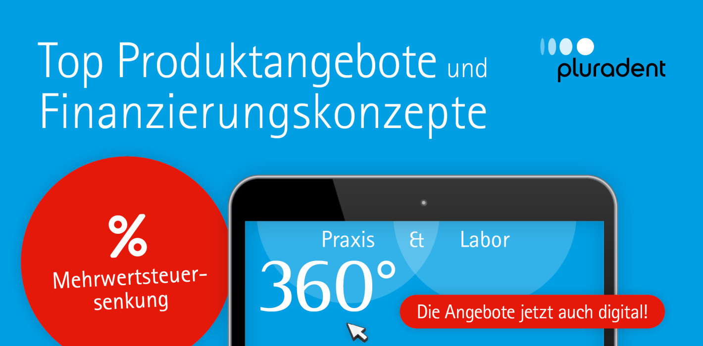 Pluradent: zusätzliche Shop-Kategorie für „360°-SALE“ Angebote
